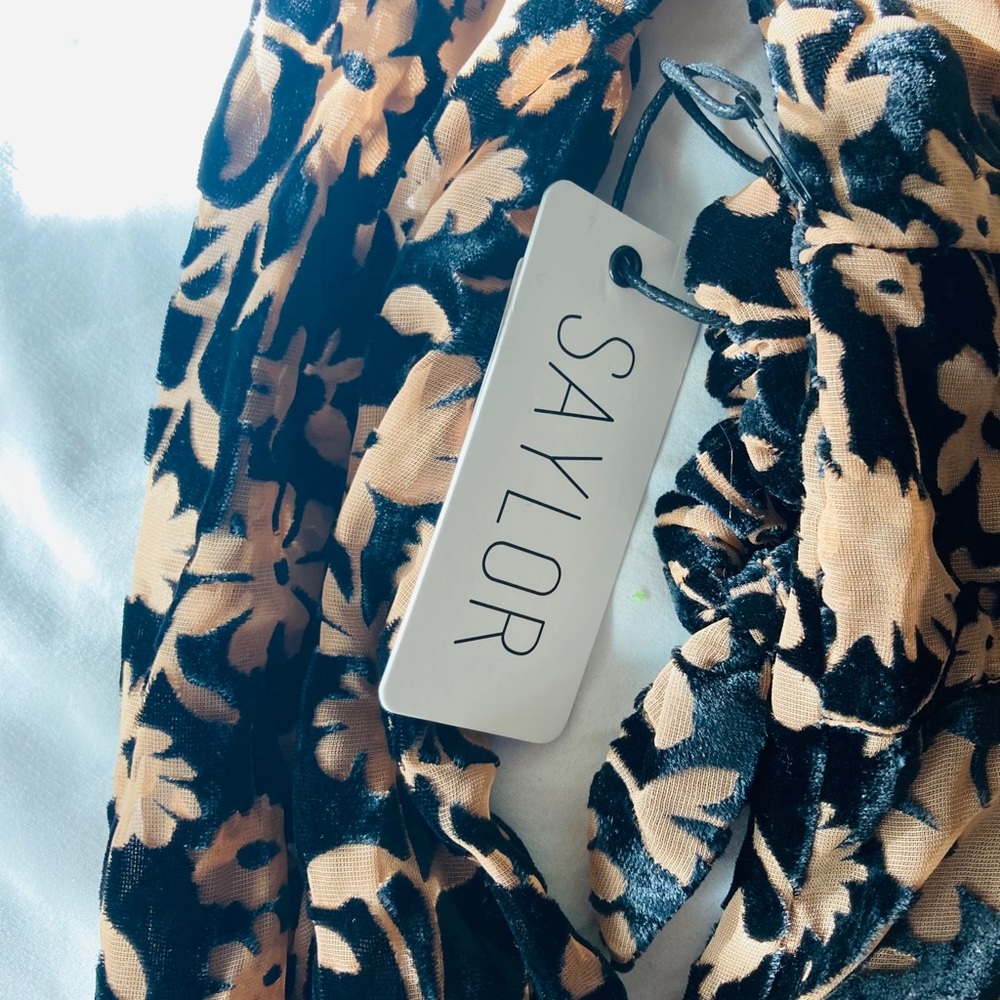 Free people x saylor black lace dress Xs new - Picture 3 of 7